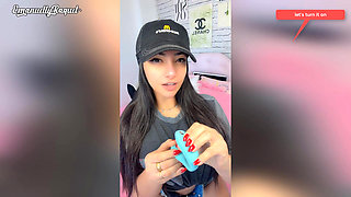 Hot Big Ass Latina Emanuelly Raquel Female Orgasm Interactive Toy Short Jeans Shorts
