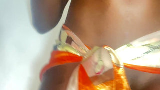 Hot Slim Thick African Ebony Oiled Perky Tits Sexy Dance