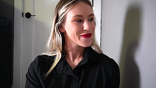 Step-stepmom Sucks Her Step-sons Cock at a Gloryhole