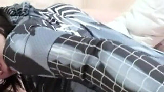 Spidergirl doing whatever it takes to get my cum - Porn parody