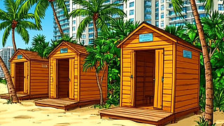 Beach Bitch: Married Housewife Gets Fucked On The Beach