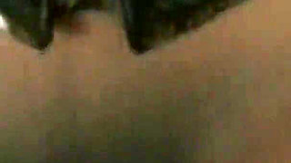 Sweet ebony MILF fucked in POV and milked in mouth