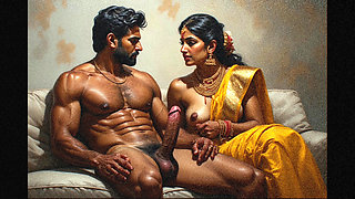 Mallu aunty threesome sex with her husband and his close friend sex party