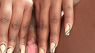 Spreading My Extremely Big Pussyhole on Closeup