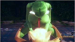 Pokemon Hentai - Gardevoir & Eevee Yiff 2:2