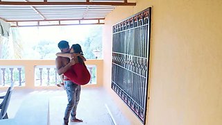 Indulge in Sanjana's raw Indian passion with a boyfriend's intimate nail