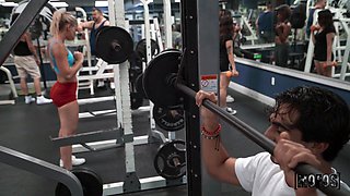 Kelsey Kane’s Treadmill Seduction with a Wild Tail