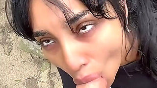 Public Creampie with Gattouz0 - I Got on My Knees, Sucked Him off and Finished Inside Me - Yasmina Khan