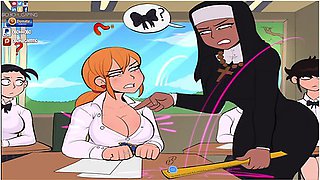 Confession Booth: Nun And Schoolgirl Spanking