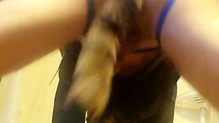 Sissy Tgirl Buttplug Fun