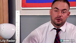Lily Rader Blows and Fucks Teacher Mirko Steel in Detention