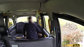 Amber Jayne's Wild Blonde Passion in Cab Ride
