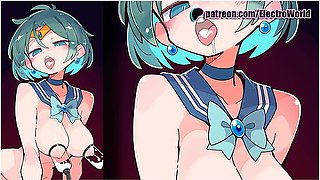 Sailor Mercury Is A Sorceress Turning A Small Dick Into A Big Dick!