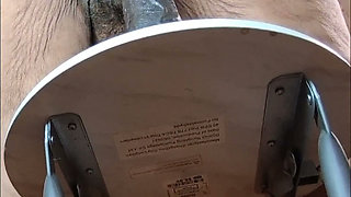 I really enjoyed masturbating  my hairy pussy with my dildo and my feet