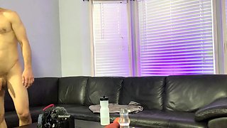 Amateur Busty Brunette Striptease