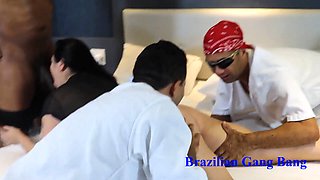 O primeiro orgy com muito assfuck e dp a gente nunca esquece - paolla japa