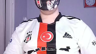 Turkish Jersey Masturbation at Home Cumshot
