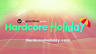 Hottest Threesome Ever at Hardcore Holiday