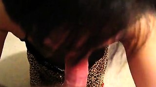 Mature Asian Girl Gives Blowjob