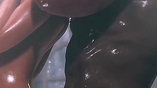 Stretched Pussy & Ass Fucked Hard by Monster Black Dick