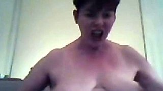 Big-Titted British Amateur Laura from Edinburgh on Webcam