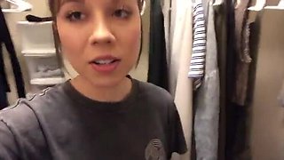 Jennette McCurdy Black Friday Try-On Haul - iCarly Star Gets Naughty