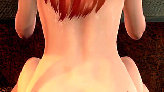 Stepsister Struggling Dick at Couch