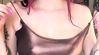 Big boobs milf masturbates with her dildo