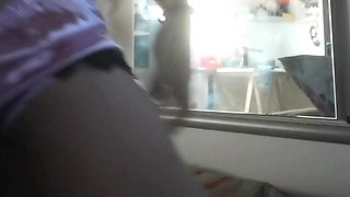 Blonde tight pussy babe solo toy fun in glamour masturbation