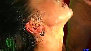 John Thompson - Ggg Brunette Chick Lays And Gets Fucked Hard And Cummed Bukkake