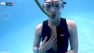Underwater Bondage, Kink & Cum in My Tight Wetsuit