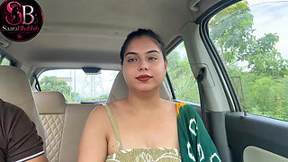Doggystyle Handjob for Friend in Car Outdoors - Risky Sex Hindi Audio