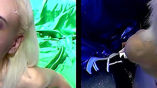 Jerk off and Suck Until the Bitte End - She Can't Get Enough - 20 Men Finish Her off