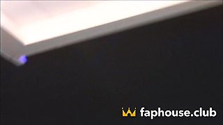 Busty tits teen dark hair girl enjoys deep-throating and