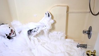 Curly Blonde Teen Records Solo Dildo Masturbation More at