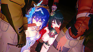 Honkai Impact - Seele Vollerei BBC Rough Sex - 3D Hentai Animations
