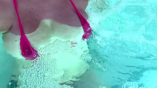 Artemisia Love Showing Her Perfect Tits in a Micro Bikini Underwater