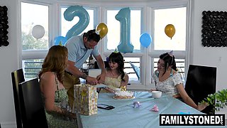 21st B-Day Threeway With Best friends Parents