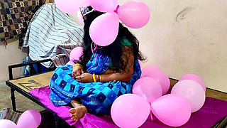 Indian Housewife on Her Birthday