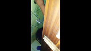 Desi Bhabi Gets Wet & Fucked on Bathroom Floor - No Face, Soap Play.