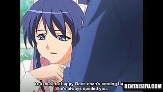 Hentai Sex Cafe - Japanese Anime Waitress Begs for Creampie - English Subtitles