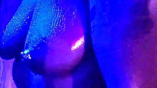 Amateur blondie solo anal masturbation