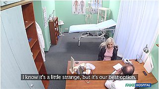 Real Cheating By A Blonde As She Spreads Her Legs And Fucks A Doctor