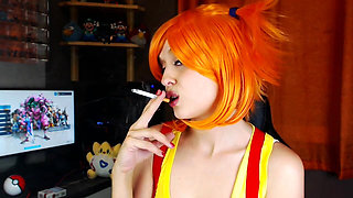 Misty Pokemon Sexy Smoking