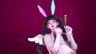 Busty dancing sensual