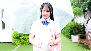 Japanese teen finger fuck