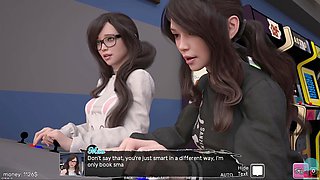 Interactive 3D porn game featuring big-boobed mummy in POV