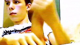 Big Dick Twink Masturbates on Webcam