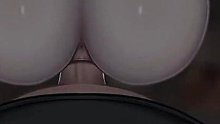 Gloryhole! Hot Ghost Gave Me Blowjob Through Gloryhole and Then I Fuck Her!