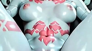 Sex Robot Slave Gets Pussy Destroyed by Master